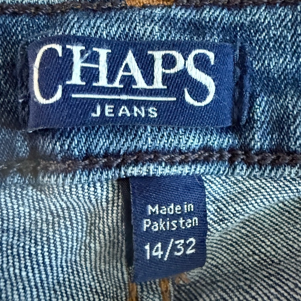 Chaps Women's Boyfriend Blue Jeans - Picture 7 of 9